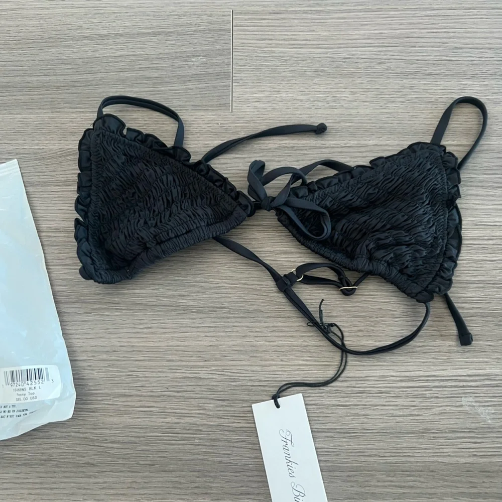 Frankie’s bikinis penny top and haven swim shorts